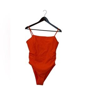 NEW Berlook Bright Orange Swimsuit, Large